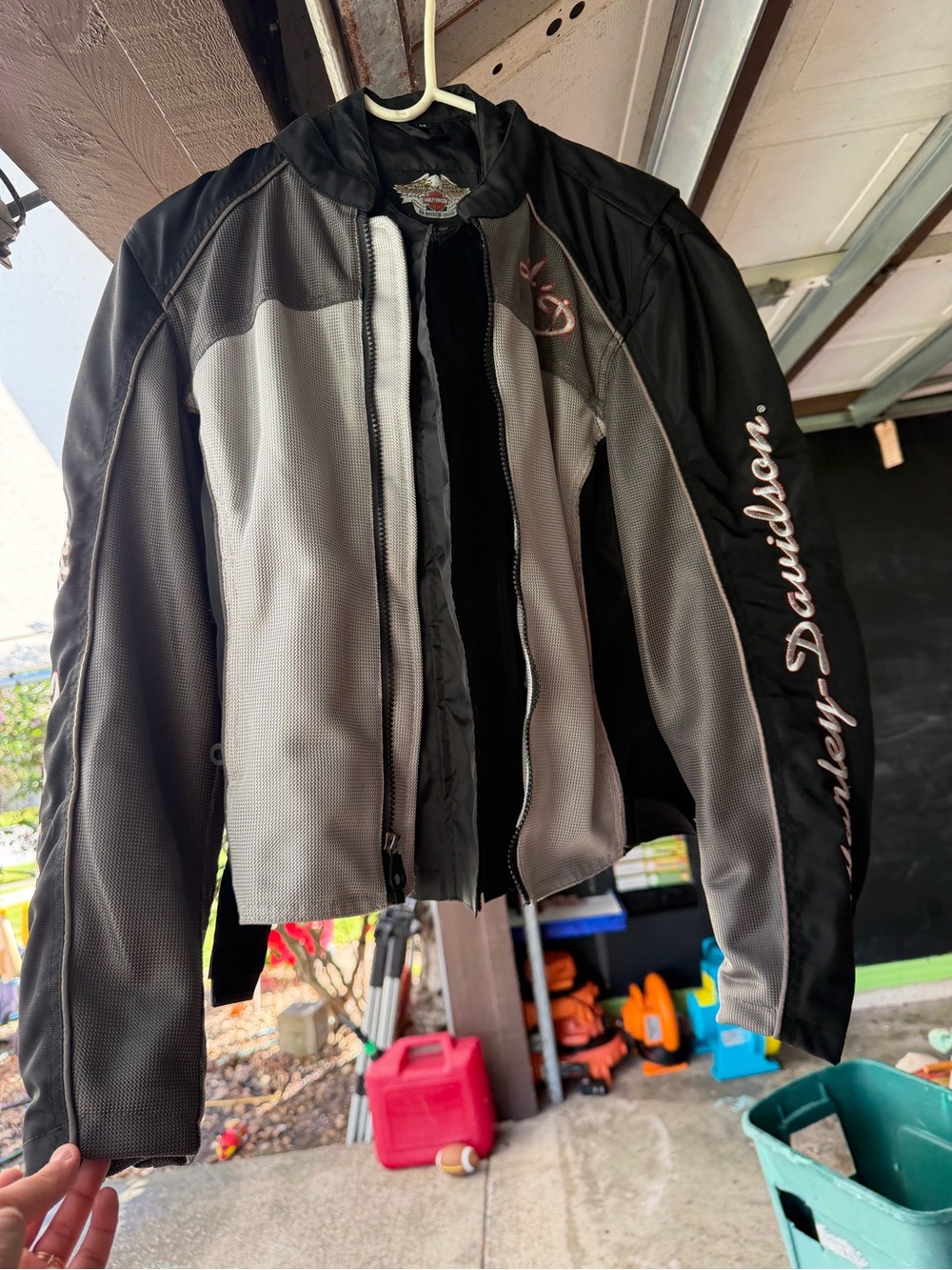 Harley-Davidson Women’s Black & Gray mesh Riding Jacket